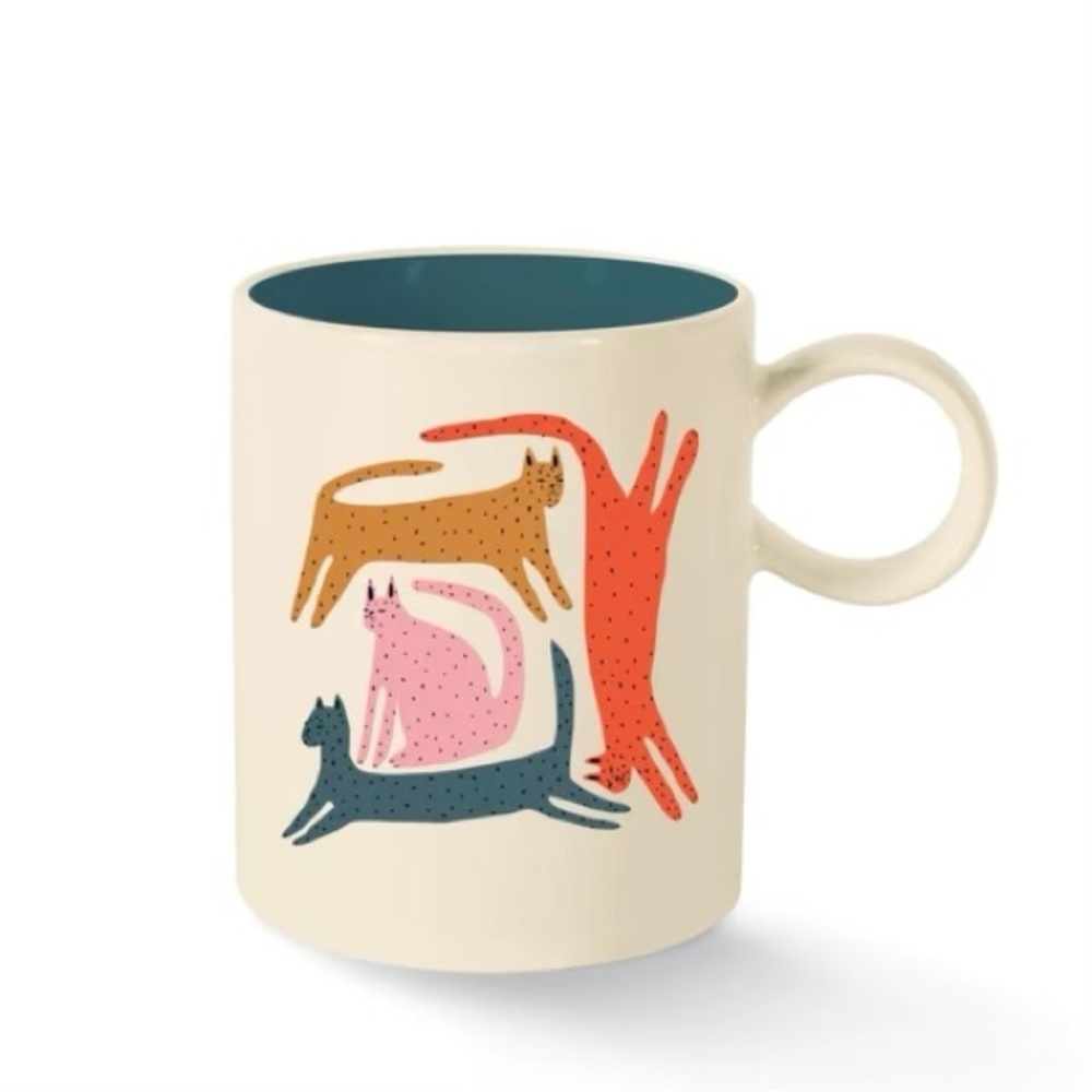 Jennifer Bouron x Fringe ceramic mug | cats